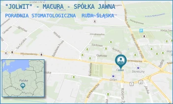 PORADNIA STOMATOLOGICZNA - "JOLWIT" - MACURA - SPÓŁKA JAWNA - UL. ŻYMŁY 36,  RUDA ŚLĄSKA
