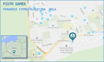 PORADNIA STOMATOLOGICZNA - PIOTR DAMEK - UL. OSIEDLE POD SOSNAMI 36,  WOLA