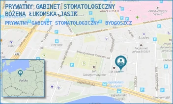 PRYWATNY GABINET STOMATOLOGICZNY - PRYWATNY GABINET STOMATOLOGICZNY - BOŻENA ŁUKOMSKA-JASIK - KARŁOWICZA 26,  BYDGOSZCZ