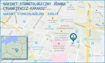 GABINET STOMATOLOGICZNY - GABINET STOMATOLOGICZNY JOANNA CYGANKIEWICZ-KARAKOZ - PROSTA 37,  KIELCE