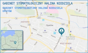 GABINET STOMATOLOGICZNY HALINA NIEDZIELA - GABINET STOMATOLOGICZNY HALINA NIEDZIELA - PLAC OBROŃCÓW POKOJU 3,  OPATÓW