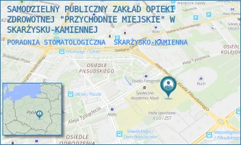 PORADNIA STOMATOLOGICZNA - SAMODZIELNY PUBLICZNY ZAKŁAD OPIEKI ZDROWOTNEJ "PRZYCHODNIE MIEJSKIE" W SKARŻYSKU-KAMIENNEJ - PIŁSUDSKIEGO 50,  SKARŻYSKO-KAMIENNA