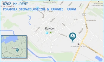 PORADNIA STOMATOLOGICZNA W RAKOWIE - PRYWATNY GABINET STOMATOLOGICZNY MAŁGORZATA ŁACH - KLASZTORNA 16,  RAKÓW