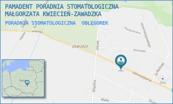 PORADNIA STOMATOLOGICZNA - PAMADENT PORADNIA STOMATOLOGICZNA MAŁGORZATA KWIECIEŃ-ZAWADZKA - GIMNAZJALNA 15,  OBLĘGOREK
