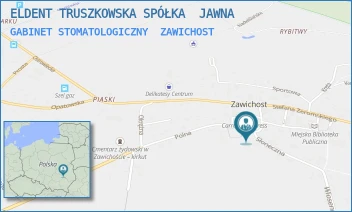 GABINET STOMATOLOGICZNY - ELDENT TRUSZKOWSKA SPÓŁKA  JAWNA - RYNEK DUŻY 4A,  ZAWICHOST