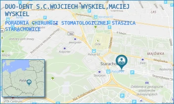 PORADNIA CHIRURGII STOMATOLOGICZNEJ STASZICA - DUO-DENT S.C.WOJCIECH WYSKIEL,MACIEJ WYSKIEL - STANISŁAWA STASZICA 5,  STARACHOWICE