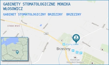 GABINET STOMATOLOGICZNY BRZEZINY - GABINETY STOMATOLOGICZNE MONIKA WŁOSOWICZ - SZKOLNA 1,  BRZEZINY