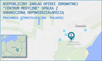 PRACOWNIA STOMATOLOGICZNA - NIEPUBLICZNY ZAKŁAD OPIEKI ZDROWOTNEJ "CENTRUM MEDYCZNE" SPÓŁKA Z OGRANICZONĄ ODPOWIEDZIALNOŚCIĄ - ZAWADA 24,  POŁANIEC