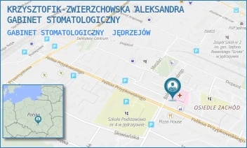 GABINET STOMATOLOGICZNY - KRZYSZTOFIK-ZWIERZCHOWSKA ALEKSANDRA GABINET STOMATOLOGICZNY - B.CHROBREGO 4,  JĘDRZEJÓW
