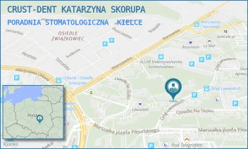 PORADNIA STOMATOLOGICZNA - CRUST-DENT KATARZYNA SKORUPA - ORLĄT LWOWSKICH 72K,  KIELCE