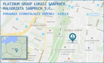 PORADNIA STOMATOLOGII OGÓLNEJ - PLATINUM GROUP ŁUKASZ SAŃPRUCH, MAŁGORZATA SAŃPRUCH S.C. - NOWY ŚWIAT 21/2,  KIELCE