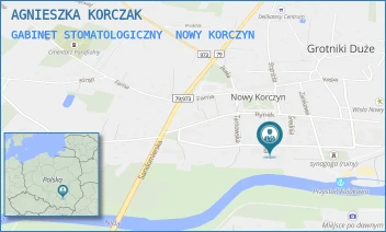 GABINET STOMATOLOGICZNY - AGNIESZKA KORCZAK - ZAŚCIANEK 2,  NOWY KORCZYN