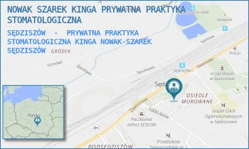 SĘDZISZÓW  -  PRYWATNA PRAKTYKA STOMATOLOGICZNA KINGA NOWAK-SZAREK - NOWAK SZAREK KINGA PRYWATNA PRAKTYKA STOMATOLOGICZNA - DWORCOWA 23/---,  SĘDZISZÓW