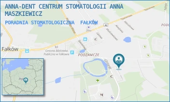 PORADNIA STOMATOLOGICZNA - ANNA-DENT CENTRUM STOMATOLOGII ANNA MASZKIEWICZ - ZAMKOWA 24,  FAŁKÓW