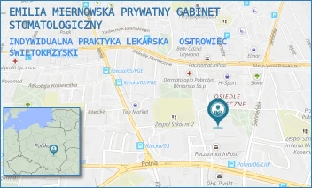 INDYWIDUALNA PRAKTYKA LEKARSKA - EMILIA MIERNOWSKA PRYWATNY GABINET STOMATOLOGICZNY - OS. SŁONECZNE 43,  OSTROWIEC ŚWIĘTOKRZYSKI