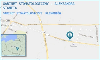 GABINET STOMATOLOGICZNY - GABINET STOMATOLOGICZNY - ALEKSANDRA STANETA - SANDOMIERSKA 61,  KLIMONTÓW