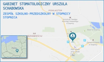 ZESPÓŁ SZKOLNO-PRZEDSZKOLNY W STOPNICY - GABINET STOMATOLOGICZNY URSZULA SCHABOWSKA - KAZIMIERZA WIELKIEGO 23,  STOPNICA
