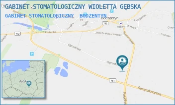 GABINET STOMATOLOGICZNY - GABINET STOMATOLOGICZNY WIOLETTA GĘBSKA - OGRODOWA 1,  BODZENTYN