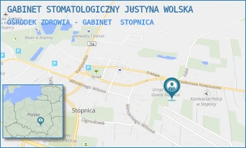 OŚRODEK ZDROWIA - GABINET - GABINET STOMATOLOGICZNY JUSTYNA WOLSKA - KOŚCIUSZKI 16,  STOPNICA