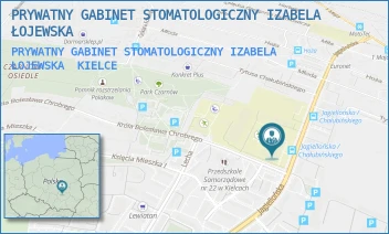 PRYWATNY GABINET STOMATOLOGICZNY IZABELA ŁOJEWSKA - PRYWATNY GABINET STOMATOLOGICZNY IZABELA ŁOJEWSKA - JAGIELLOŃSKA 32,  KIELCE