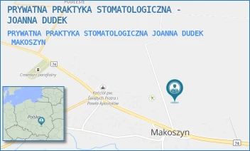 PRYWATNA PRAKTYKA STOMATOLOGICZNA JOANNA DUDEK - PRYWATNA PRAKTYKA STOMATOLOGICZNA - JOANNA DUDEK - MAKOSZYN 100A,  MAKOSZYN