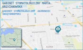 GABINET STOMATOLOGICZNY - GABINET STOMATOLOGICZNY MARTA KRZYŻANOWSKA - MIKOŁAJA KOPERNIKA 14/28,  OSTROWIEC ŚWIĘTOKRZYSKI