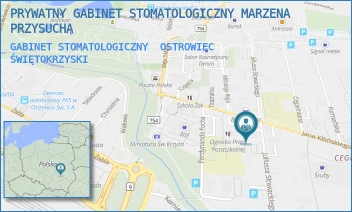 GABINET STOMATOLOGICZNY - PRYWATNY GABINET STOMATOLOGICZNY MARZENA PRZYSUCHA - SŁOWACKIEGO 23,  OSTROWIEC ŚWIĘTOKRZYSKI