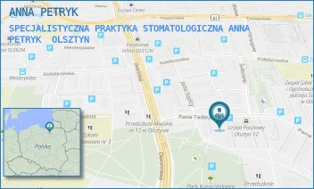SPECJALISTYCZNA PRAKTYKA STOMATOLOGICZNA ANNA PETRYK - ANNA PETRYK - PANA TADEUSZA 6,  OLSZTYN