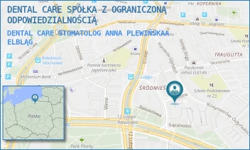 DENTAL CARE STOMATOLOG ANNA PLEWIŃSKAA - DENTAL CARE SPÓŁKA Z OGRANICZONĄ ODPOWIEDZIALNOŚCIĄ - ZIELONA 1B,  ELBLĄG