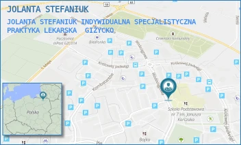 JOLANTA STEFANIUK INDYWIDUALNA SPECJALISTYCZNA PRAKTYKA LEKARSKA - JOLANTA STEFANIUK - WODOCIĄGOWA 8,  GIŻYCKO