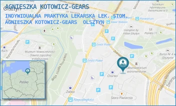 INDYWIDUALNA PRAKTYKA LEKARSKA LEK. STOM. AGNIESZKA KOTOWICZ-GEARS - AGNIESZKA KOTOWICZ-GEARS - ŻOŁNIERSKA 14D/8,  OLSZTYN