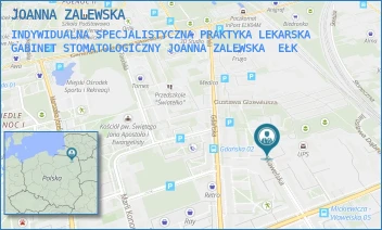 INDYWIDUALNA SPECJALISTYCZNA PRAKTYKA LEKARSKA GABINET STOMATOLOGICZNY JOANNA ZALEWSKA - JOANNA ZALEWSKA - WAWELSKA 24,  EŁK