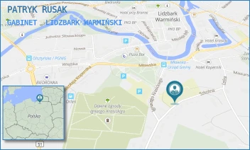 GABINET - PATRYK RUSAK - SZKOLNA 2 A,  LIDZBARK WARMIŃSKI