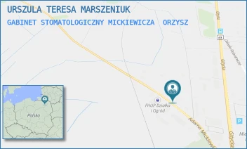 GABINET STOMATOLOGICZNY MICKIEWICZA - URSZULA TERESA MARSZENIUK - MICKIEWICZA 10,  ORZYSZ