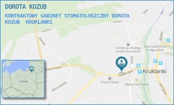 KONTRAKTOWY GABINET STOMATOLOGICZNY DOROTA KOZUB - DOROTA KOZUB - DWORCOWA 4,  KRUKLANKI