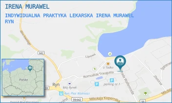 INDYWIDUALNA PRAKTYKA LEKARSKA IRENA MURAWEL - IRENA MURAWEL - WALLENRODA 10,  RYN