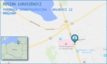 PORADNIA STOMATOLOGICZNA - WOLNOŚCI 12 - REGINA ŁUKASZEWICZ - WOLNOŚCI 12,  MRĄGOWO