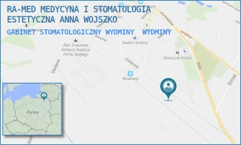 GABINET STOMATOLOGICZNY WYDMINY - RA-MED MEDYCYNA I STOMATOLOGIA ESTETYCZNA ANNA WOJSZKO - KOLEJOWA 4,  WYDMINY