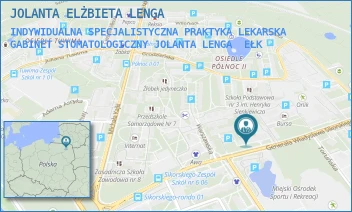 INDYWIDUALNA SPECJALISTYCZNA PRAKTYKA LEKARSKA GABINET STOMATOLOGICZNY JOLANTA LENGA - JOLANTA ELŻBIETA LENGA - SIKORSKIEGO 5,  EŁK