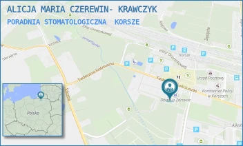 PORADNIA STOMATOLOGICZNA - ALICJA MARIA CZEREWIN- KRAWCZYK - REYMONTA 2,  KORSZE