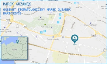 GABINET STOMATOLOGICZNY MAREK GUZANEK - MAREK GUZANEK - EMILII PLATER 9,  BARTOSZYCE