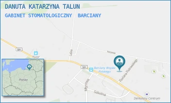 GABINET STOMATOLOGICZNY - DANUTA KATARZYNA TALUN - PIOTROWSKIEGO 1,  BARCIANY