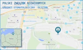 GABINET STOMATOLOGICZNY - POLSKI ZWIĄZEK NIEWIDOMYCH - PAUKSZTY 57,  OLSZTYN
