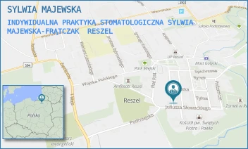 INDYWIDUALNA PRAKTYKA STOMATOLOGICZNA SYLWIA MAJEWSKA-FRĄTCZAK - SYLWIA MAJEWSKA - REYMONTA 1-4,  RESZEL