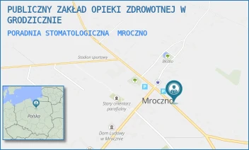 PORADNIA STOMATOLOGICZNA - PUBLICZNY ZAKŁAD OPIEKI ZDROWOTNEJ W GRODZICZNIE - MROCZNO 14,  MROCZNO