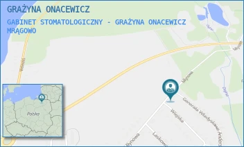 GABINET STOMATOLOGICZNY - GRAŻYNA ONACEWICZ - GRAŻYNA ONACEWICZ - MŁYNOWA 48,  MRĄGOWO