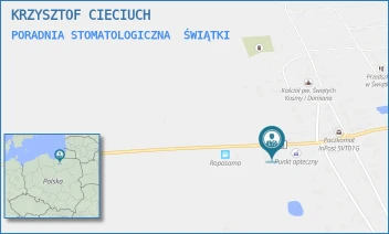 PORADNIA STOMATOLOGICZNA - KRZYSZTOF CIECIUCH - 36,  ŚWIĄTKI