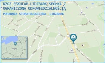PORADNIA STOMATOLOGICZNA - NZOZ ESKULAP LIDZBARK SPÓŁKA Z OGRANICZONĄ ODPOWIEDZIALNOŚCIĄ - ZIELUŃSKA 25,  LIDZBARK