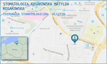 CHIRURGIA STOMATOLOGICZNA - STOMATOLOGIA KOSAKOWSKA MATYLDA KOSAKOWSKA - MARCINA KASPRZAKA 5/2H,  OLSZTYN
