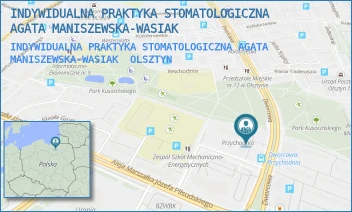 INDYWIDUALNA PRAKTYKA STOMATOLOGICZNA AGATA MANISZEWSKA-WASIAK - INDYWIDUALNA PRAKTYKA STOMATOLOGICZNA AGATA MANISZEWSKA-WASIAK - DWORCOWA 28/P.226,  OLSZTYN